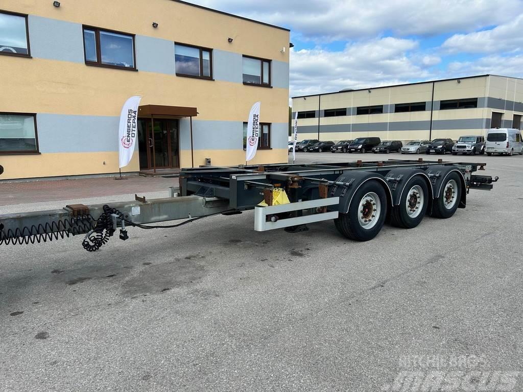  System TRAILER 3-AXLE + LIFTING AXLE Rimorchi portacontainer