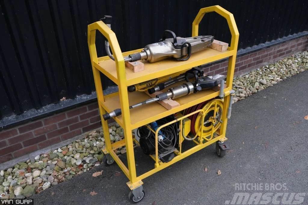 Weber Hydraulic spreader + Power unit + ram + cutter Morse