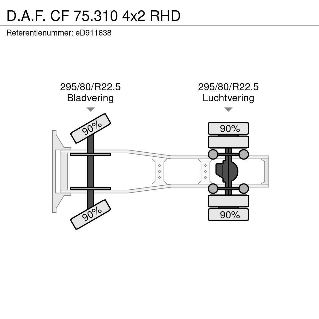 DAF CF 75.310 4x2 RHD Motrici e Trattori Stradali