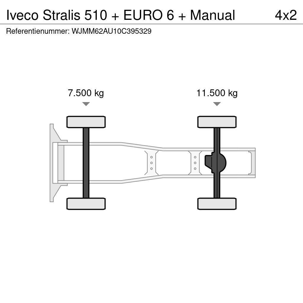 Iveco Stralis 510 + EURO 6 + Manual Motrici e Trattori Stradali