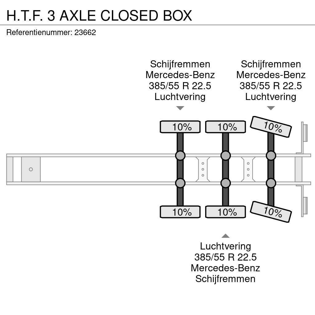  H.T.F. 3 AXLE CLOSED BOX Semirimorchi a cassone chiuso