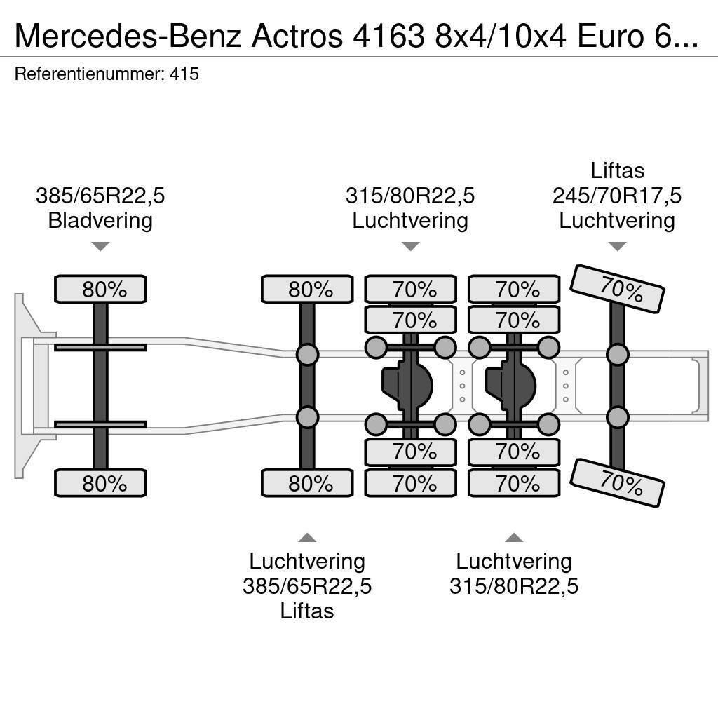Mercedes-Benz Actros 4163 8x4/10x4 Euro 6 Titan Andockanhanger H Motrici e Trattori Stradali