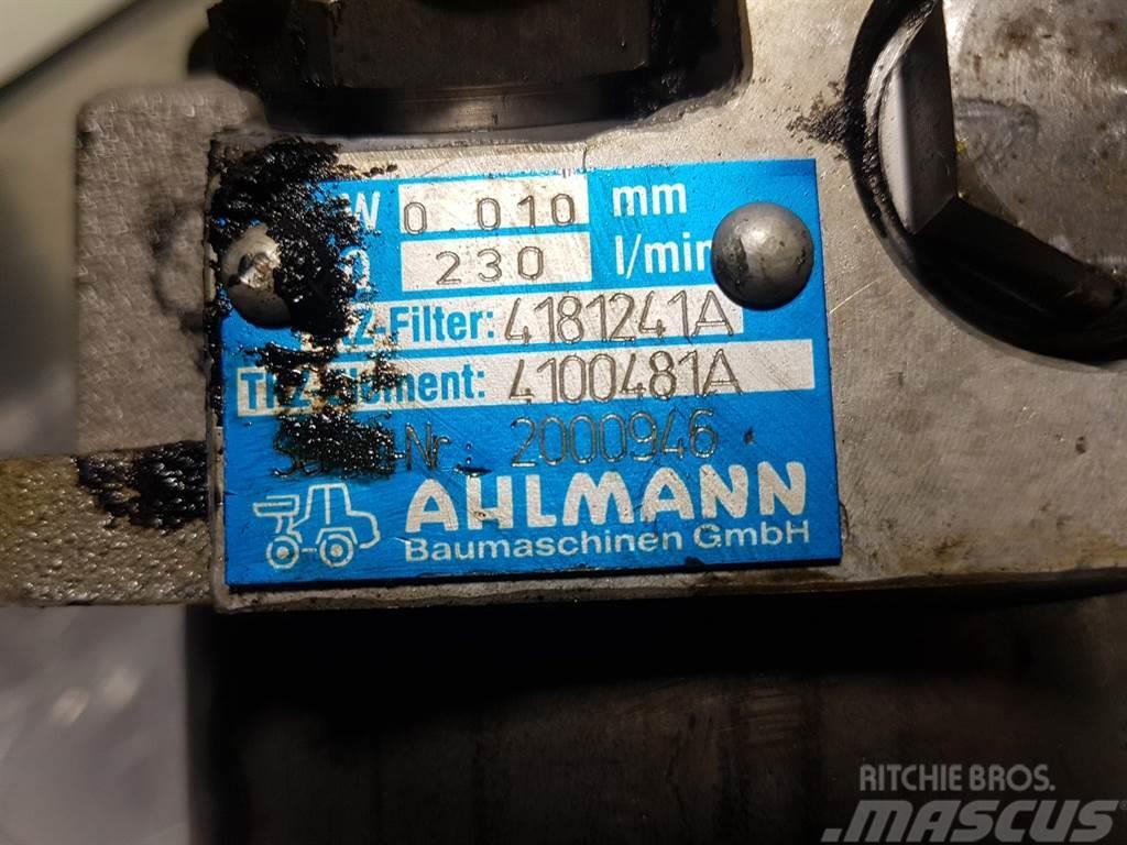 Ahlmann AZ 150 - 4181241A - Filter Componenti idrauliche