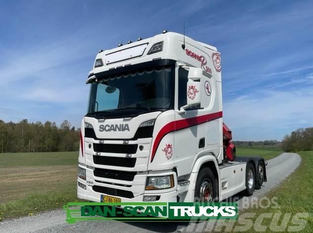 Scania R500 med ny demo kran Motrici e Trattori Stradali