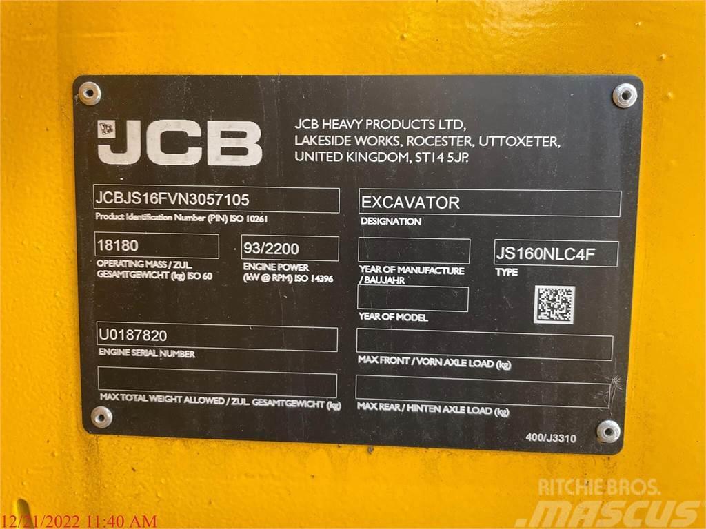 JCB JS160 Escavatori cingolati
