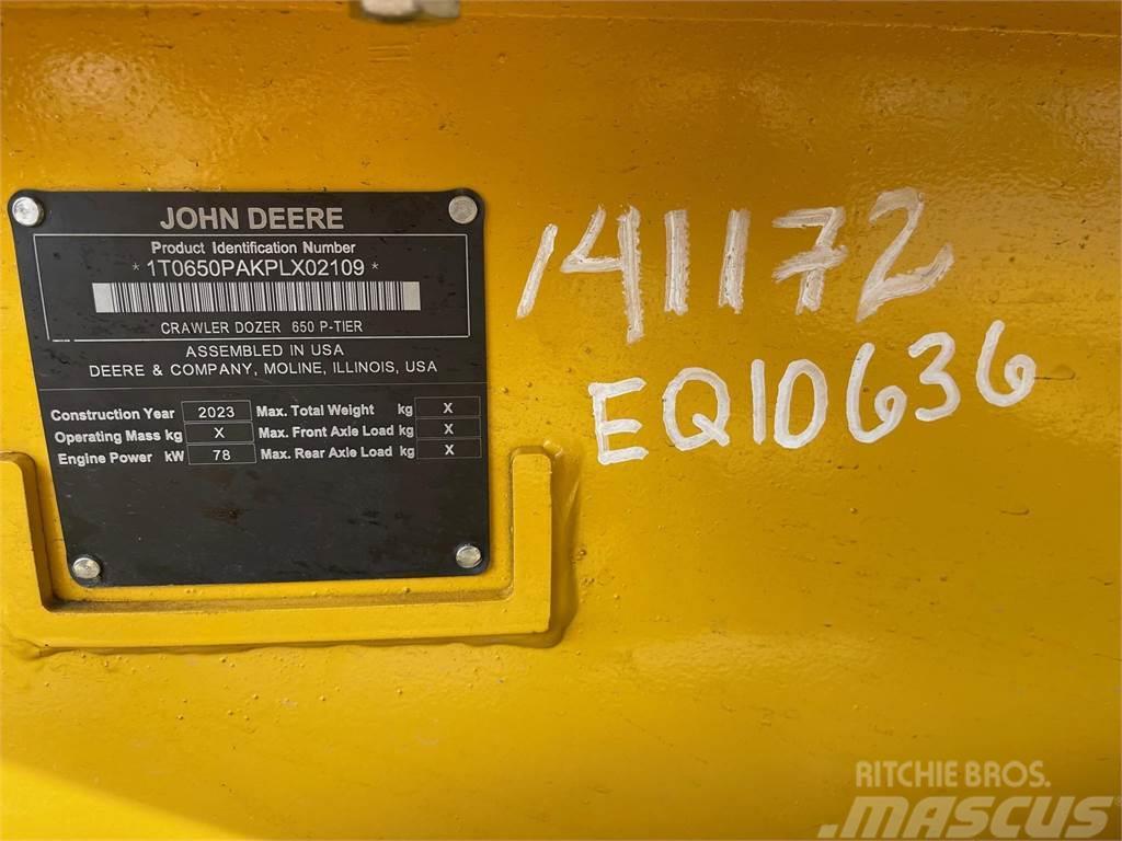 John Deere 650P LGP Dozer cingolati