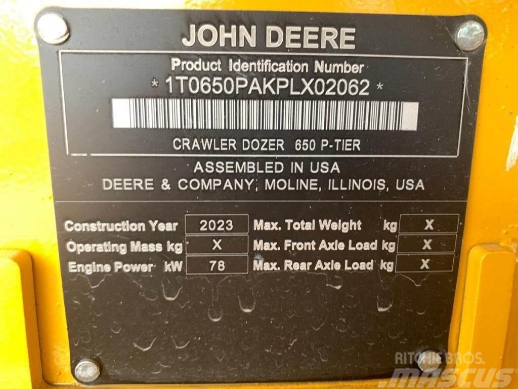 John Deere 650P LGP Dozer cingolati