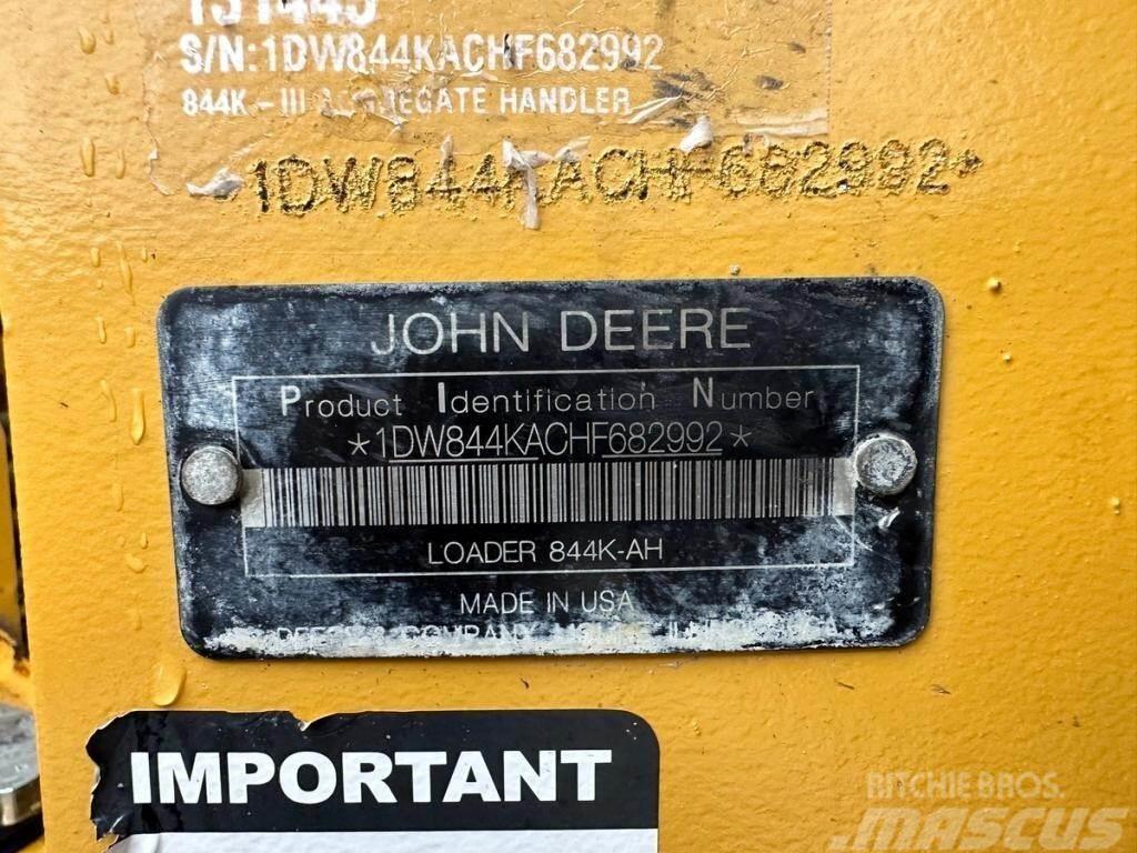 John Deere 844KIII Pale gommate