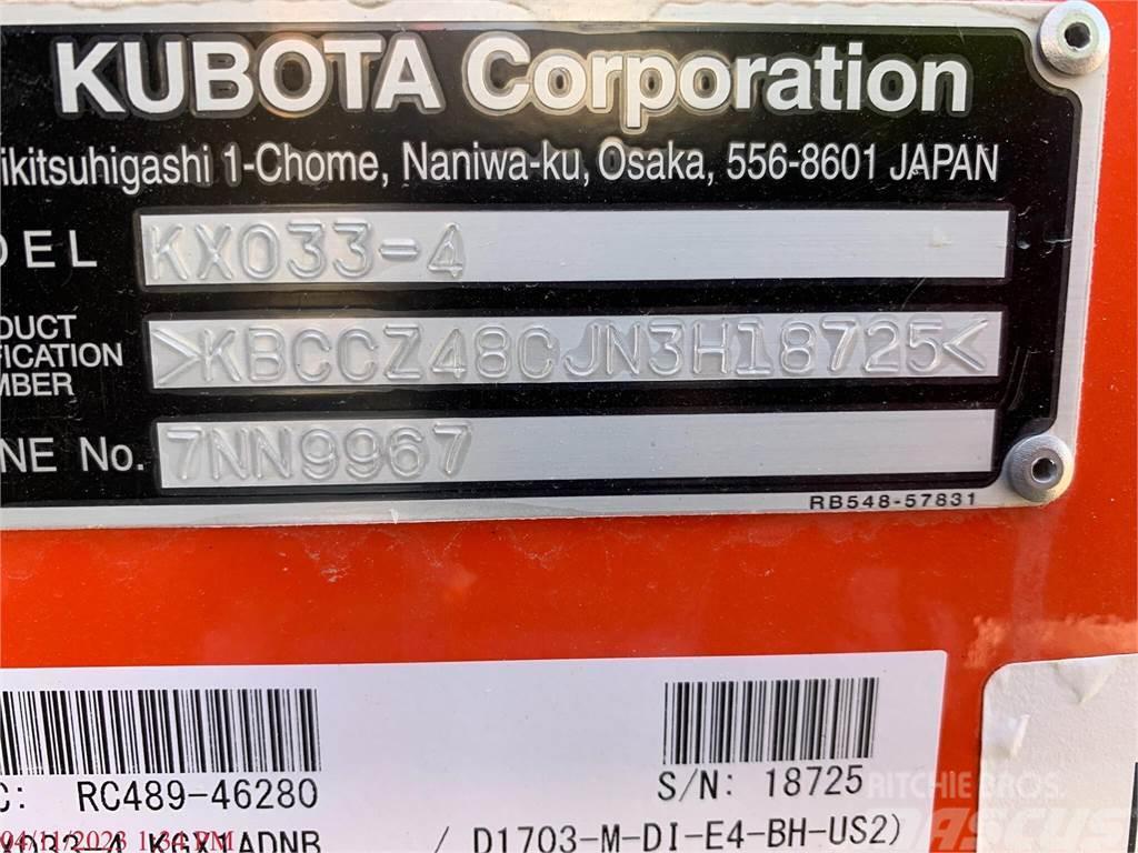 Kubota KX033-4 Miniescavatori
