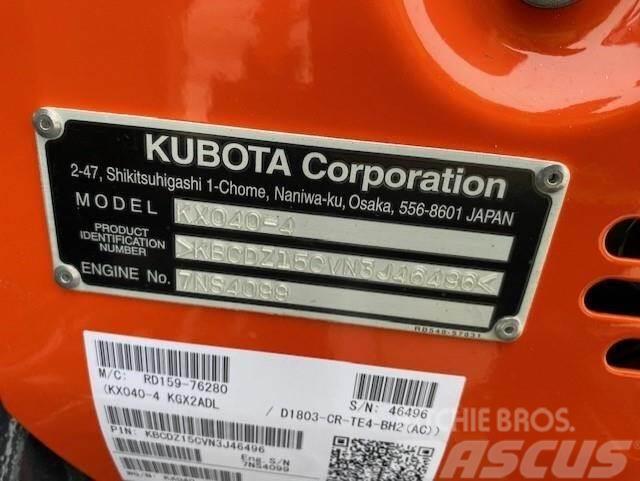 Kubota KX040-4 Miniescavatori