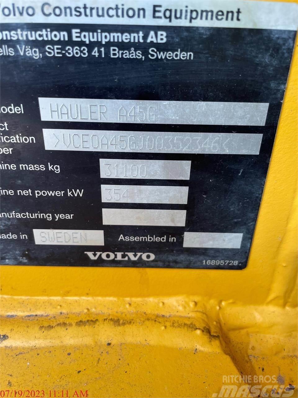 Volvo A45G Dumpers articolati