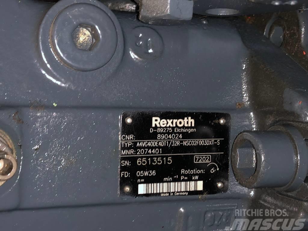 Rexroth A4VG40DE4DT1/32R-NSC02F003DXT-S Altri componenti