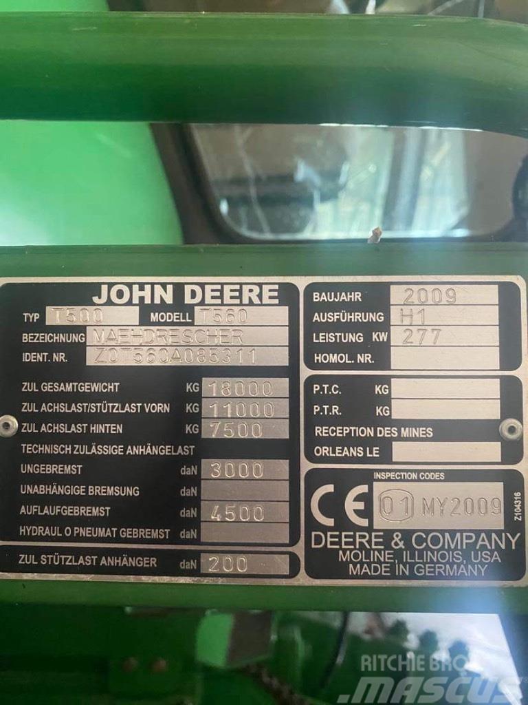 John Deere T 560 Mietitrebbiatrici