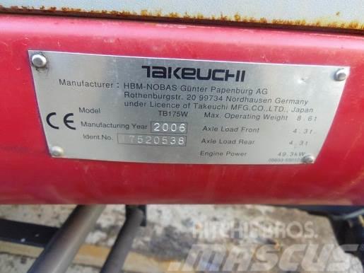 Takeuchi TB175W MINI EXCAVATOR. THIS MACHINE IS FIRE DAMA Miniescavatori
