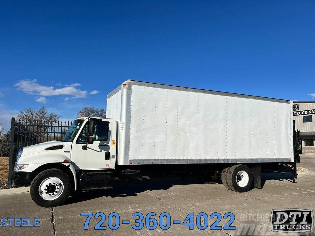International 4300 24' Box Truck W/ Lift Gate Camion cassonati