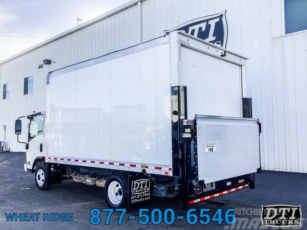 Isuzu NPR 14'L Box Truck, Gas, Auto Transmission, 1,600  Camion cassonati