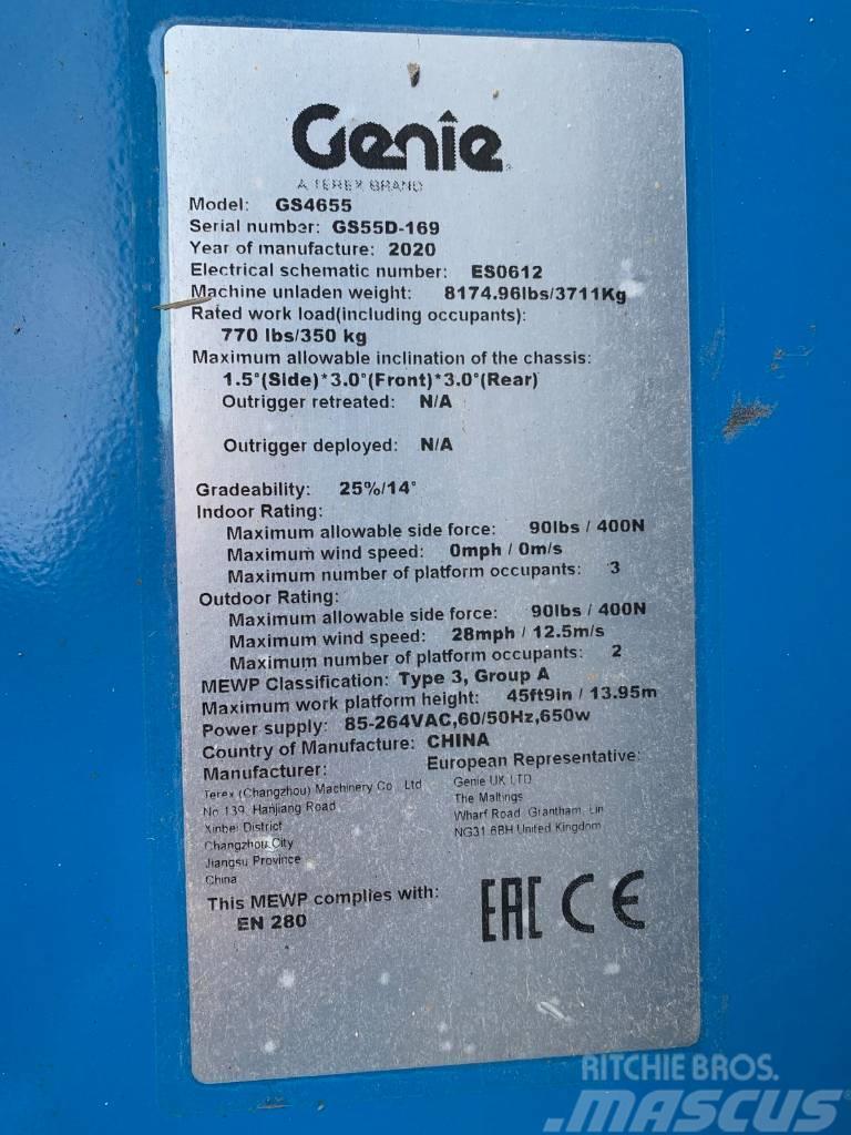 Genie GS 4655, NEW, 16m, electric scissor lift Piattaforme a pantografo