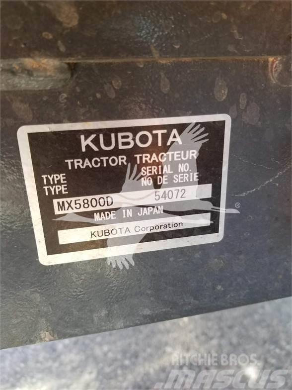 Kubota MX5800HST Trattori