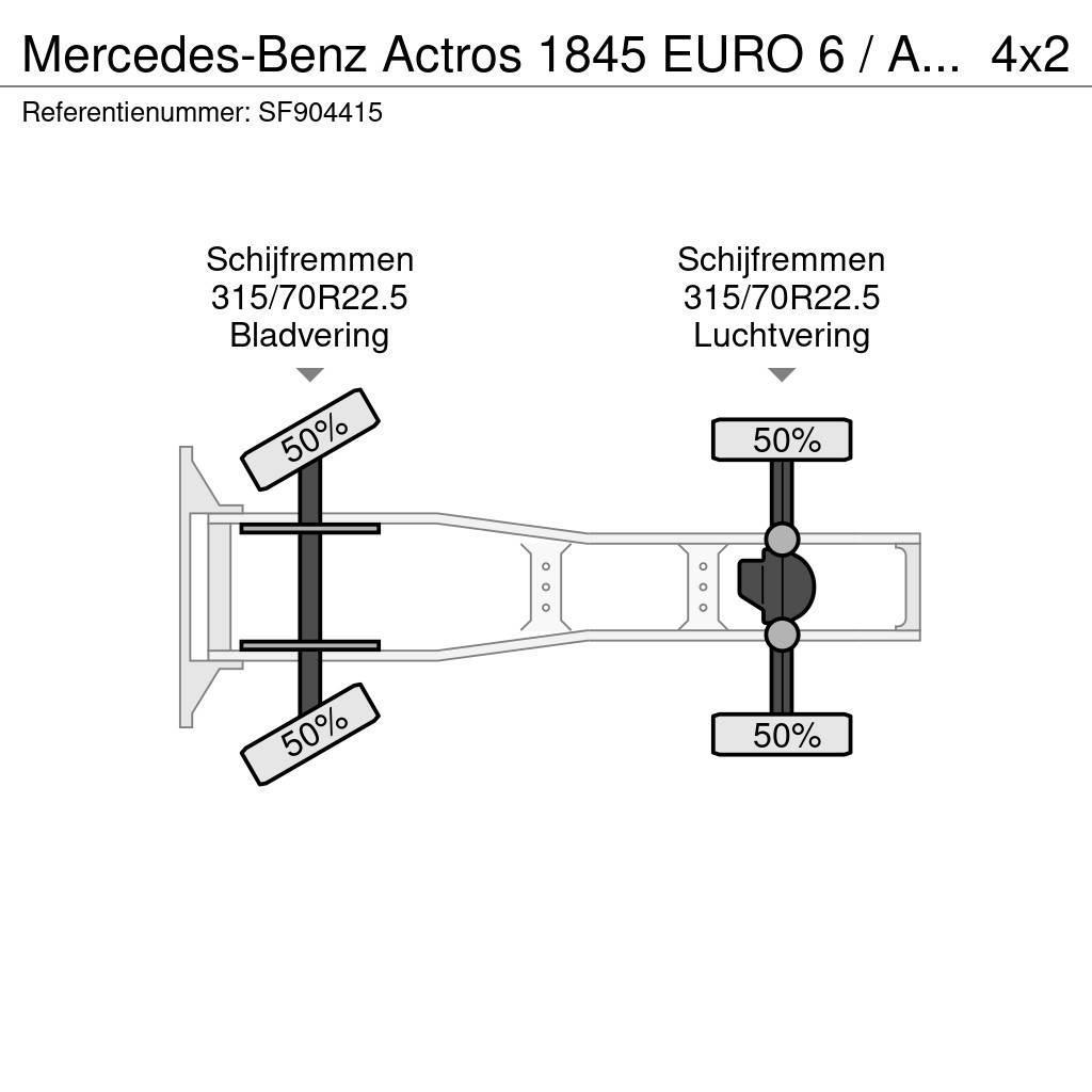 Mercedes-Benz Actros 1845 EURO 6 / AIRCO Tractor Units