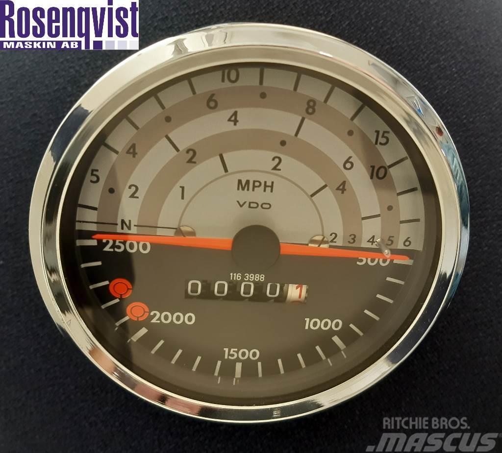 Deutz-Fahr VDO Tachometer mph 01163988, 129.035/034/035 Componenti elettroniche