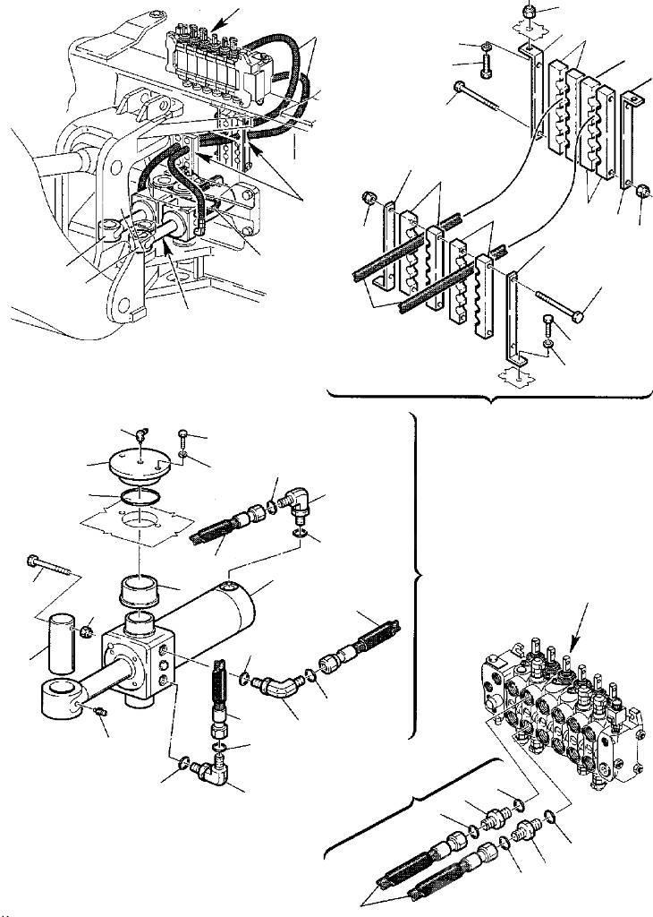 Komatsu - Rcaord circuit hidraulic - 500380503 Componenti idrauliche