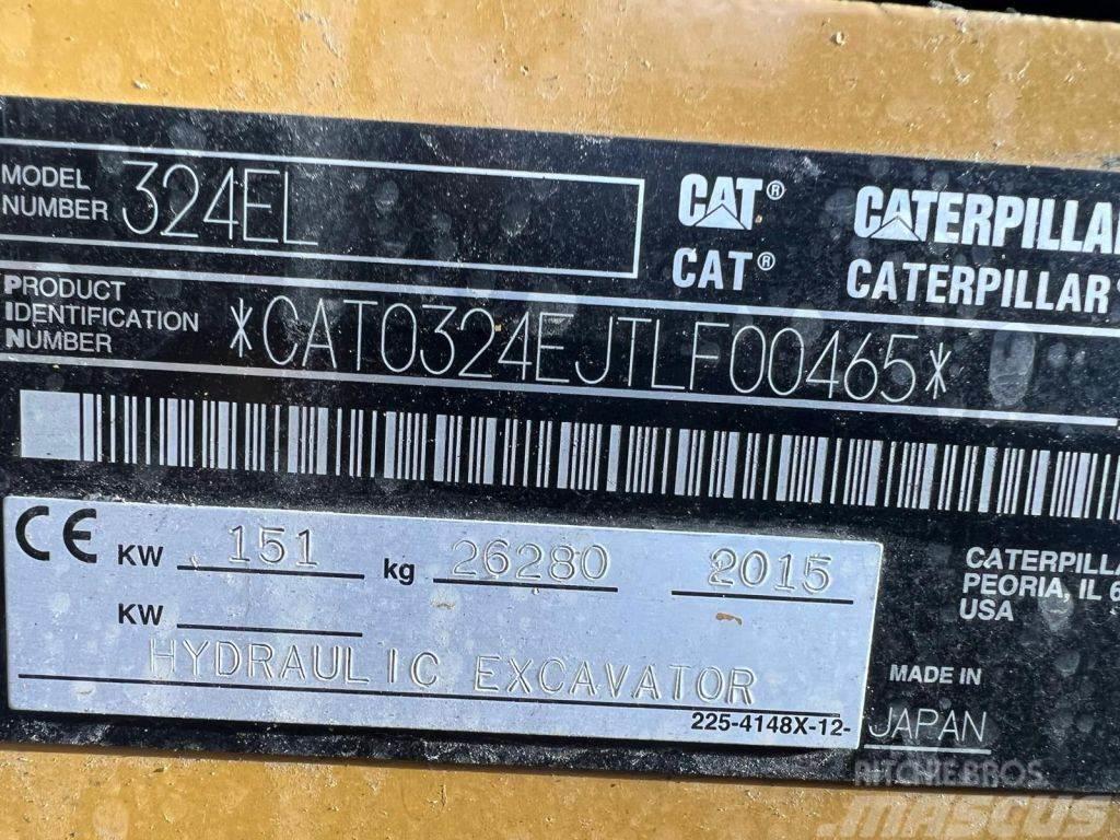 CAT 324EL 9655 HOURS Escavatori cingolati