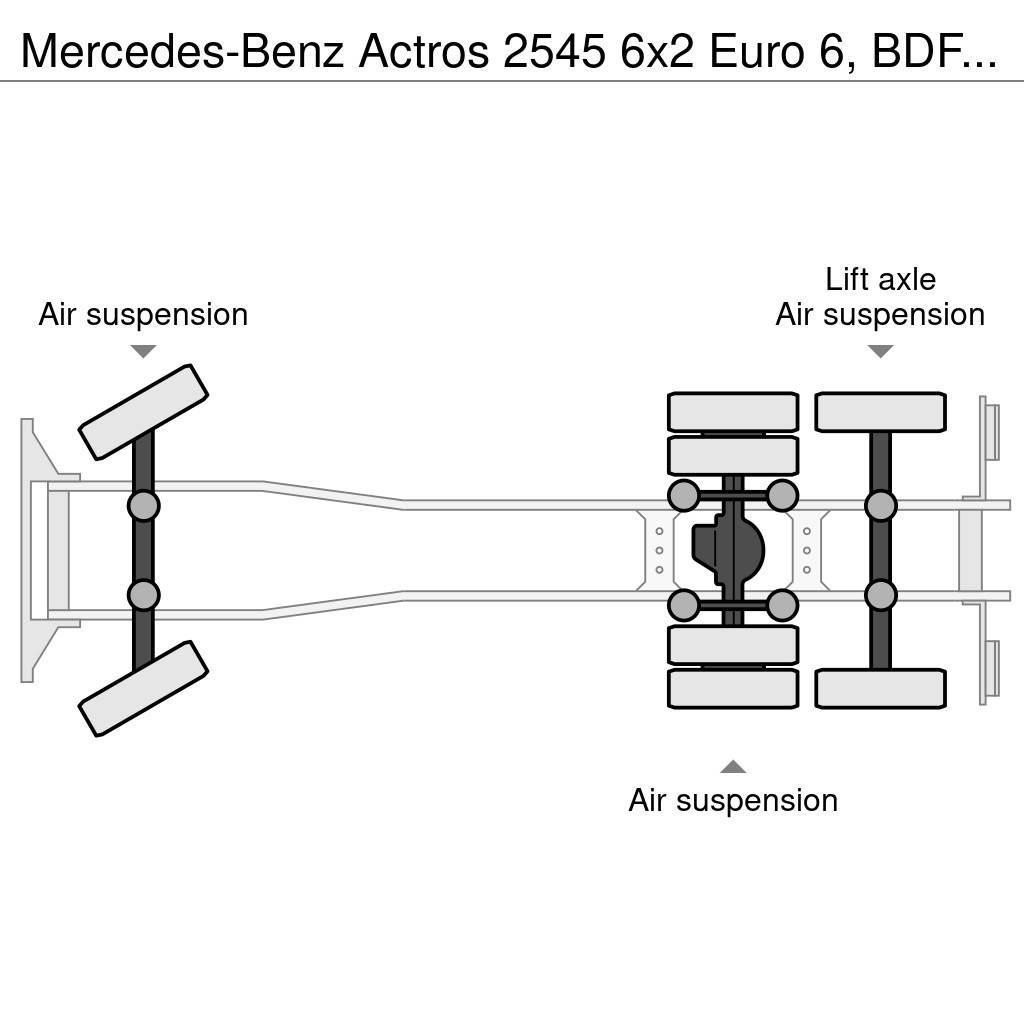 Mercedes-Benz Actros 2545 6x2 Euro 6, BDF system, ACC, Retarder Motrici scarrabili