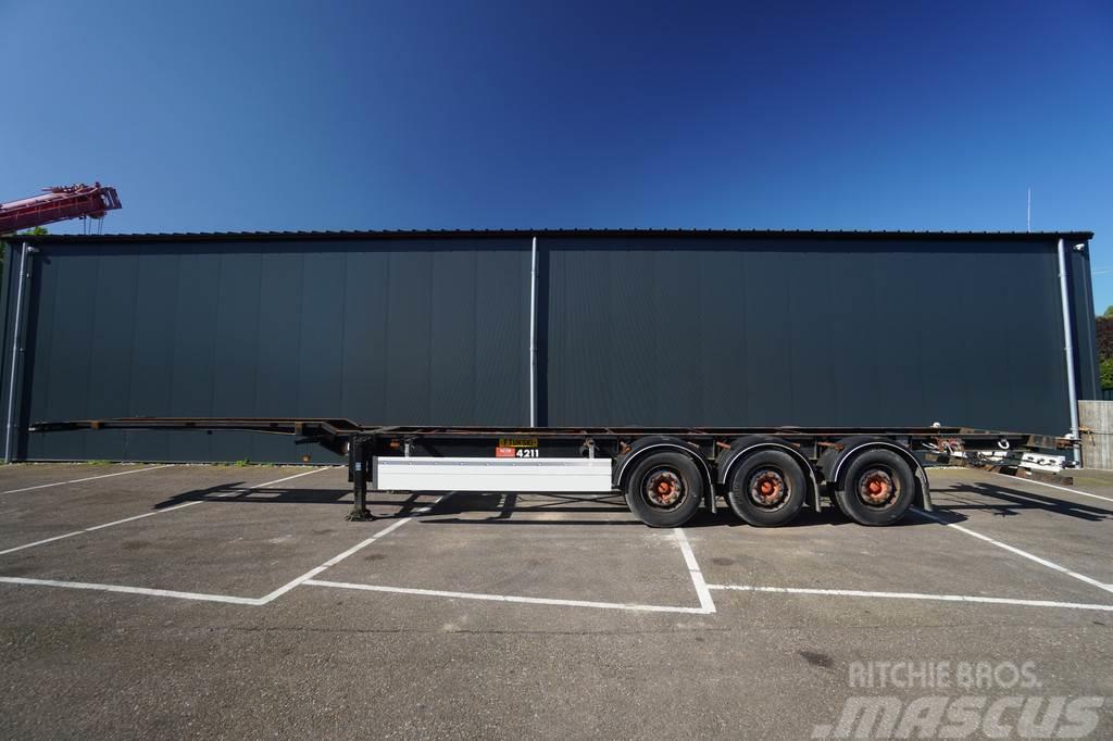 Pacton 3 AXLE 45 FT CONTAINER TRANSPORT TRAILER Semirimorchi portacontainer
