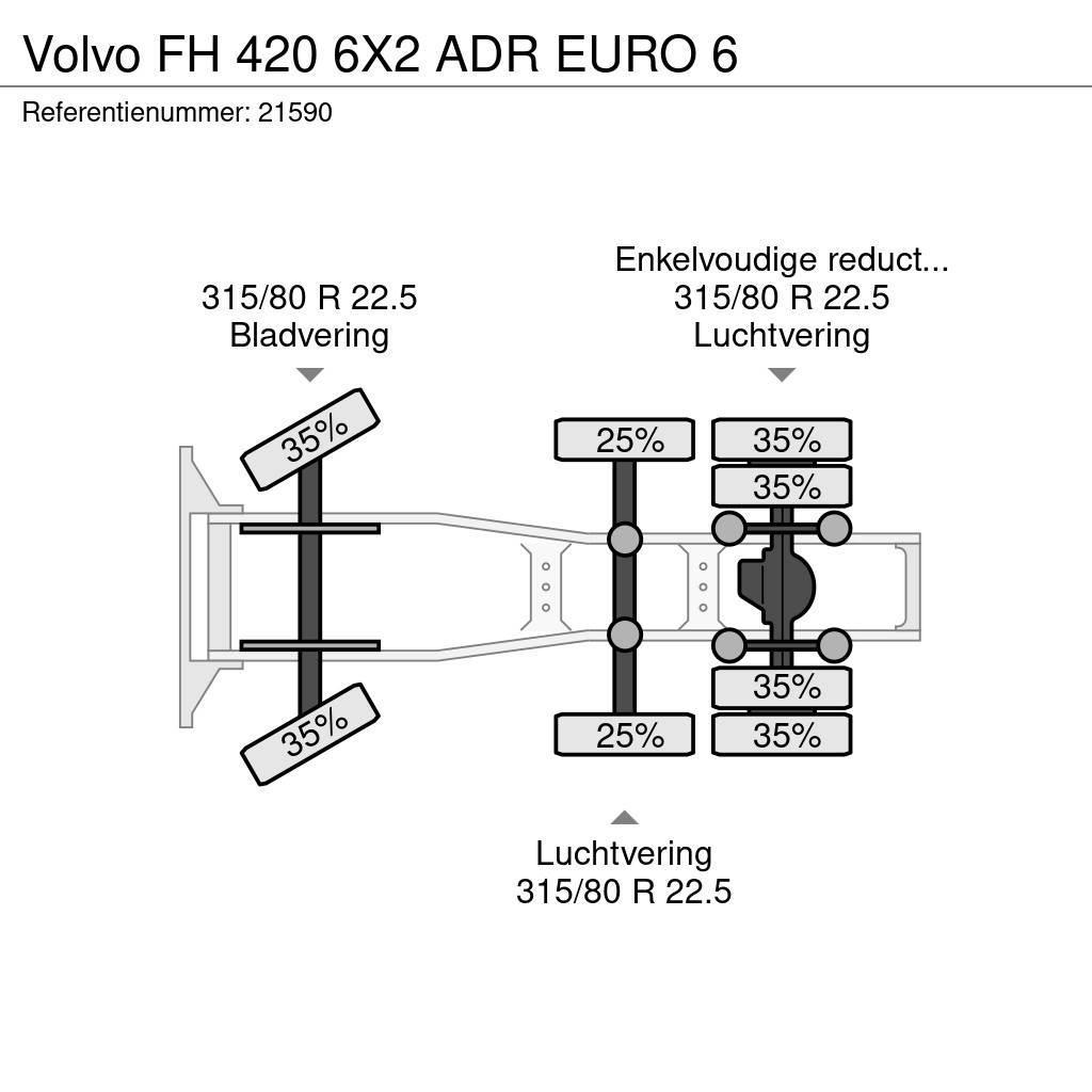 Volvo FH 420 6X2 ADR EURO 6 Motrici e Trattori Stradali