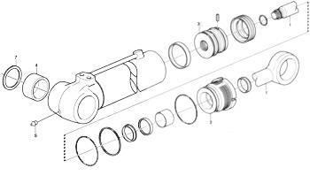 Volvo Kit reparare cilindru hidraulic - VOE15173429 Componenti idrauliche