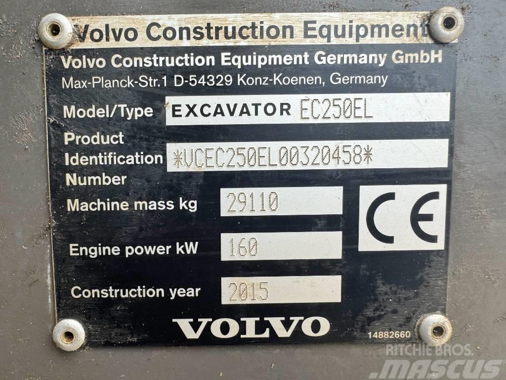 Volvo EC250EL Excellent Working Condition / CE Escavatori cingolati