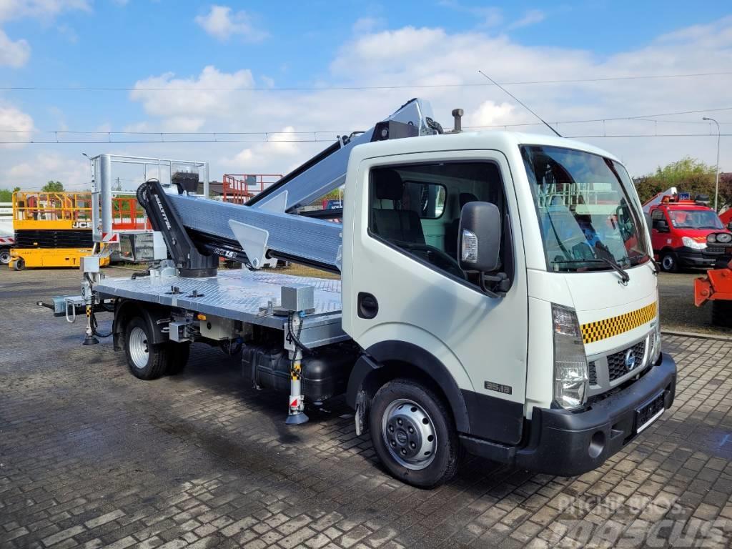 Multitel MX250 - 25 m Nissan NT400 bucket truck boom lift Piattaforme autocarrate