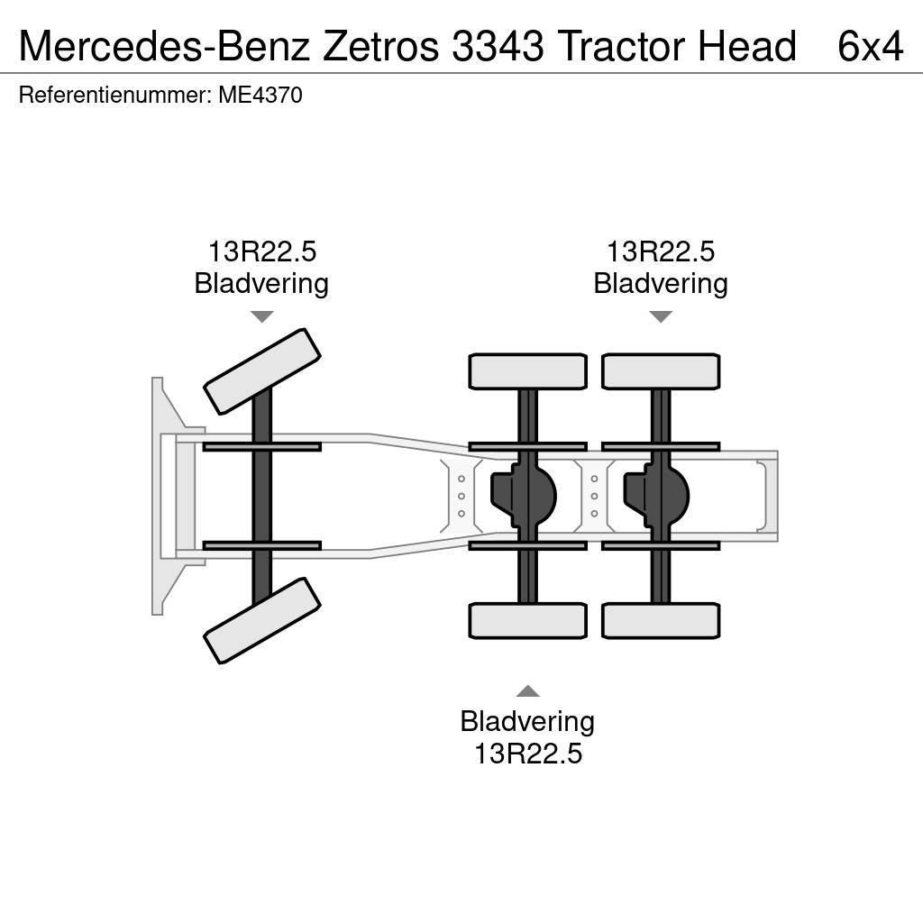 Mercedes-Benz Zetros 3343 Tractor Head Motrici e Trattori Stradali