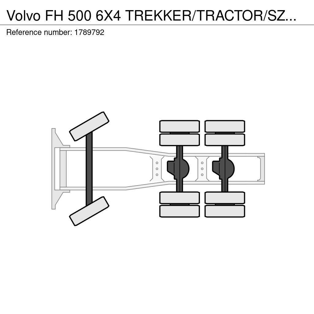 Volvo FH 500 6X4 TREKKER/TRACTOR/SZM EURO 6 HYDRAULIC Motrici e Trattori Stradali