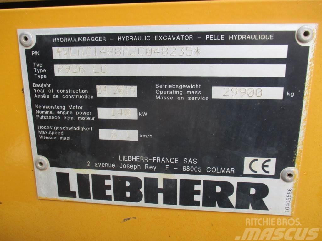 Liebherr R 926 Litronic Escavatori cingolati