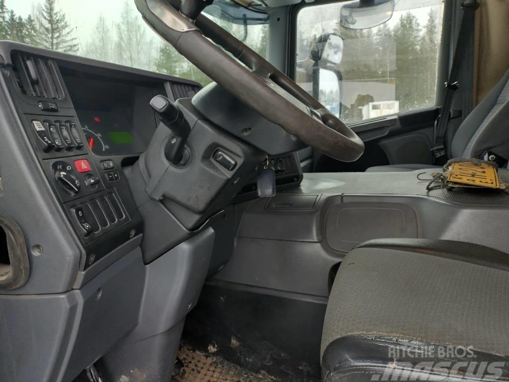 Scania P380 6x2 koukkulaite, papeeripiirturi Camion con gancio di sollevamento