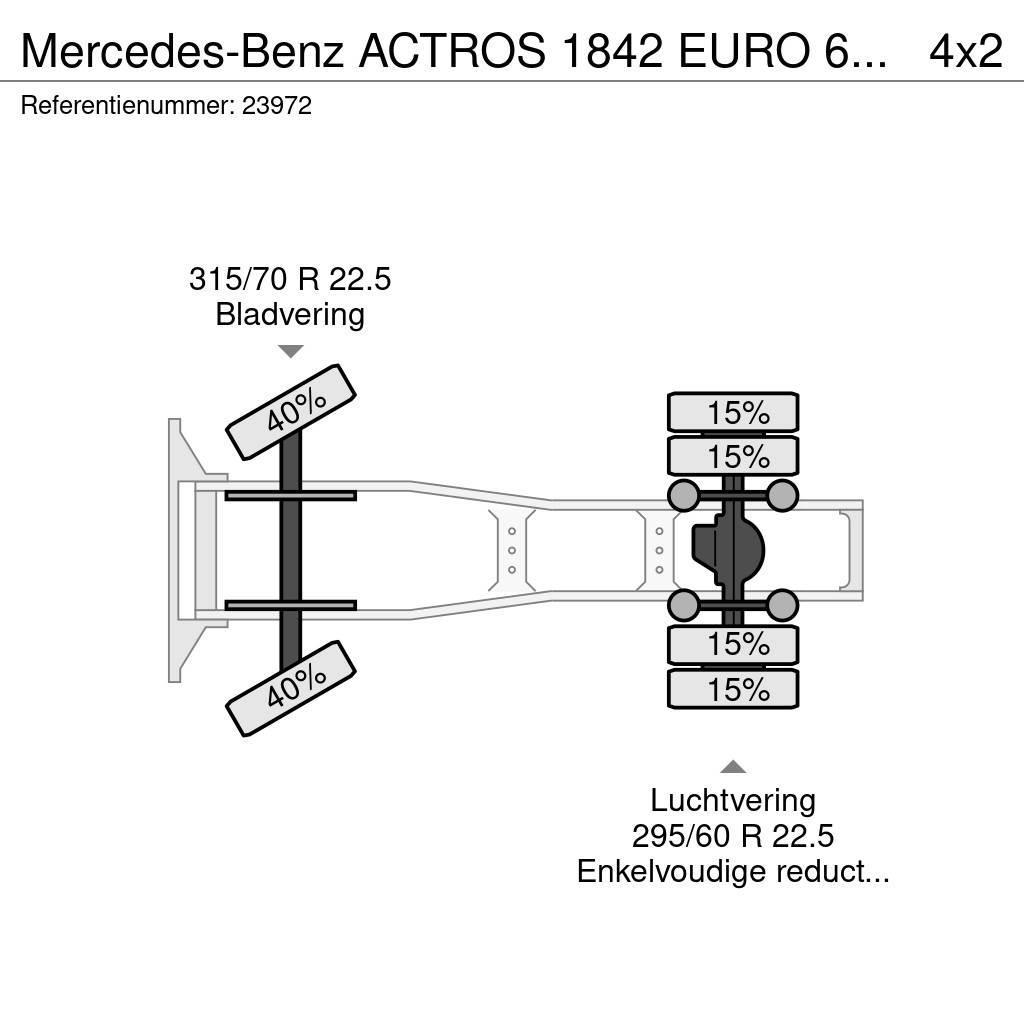 Mercedes-Benz ACTROS 1842 EURO 6 RETARDER 864.000KM Motrici e Trattori Stradali