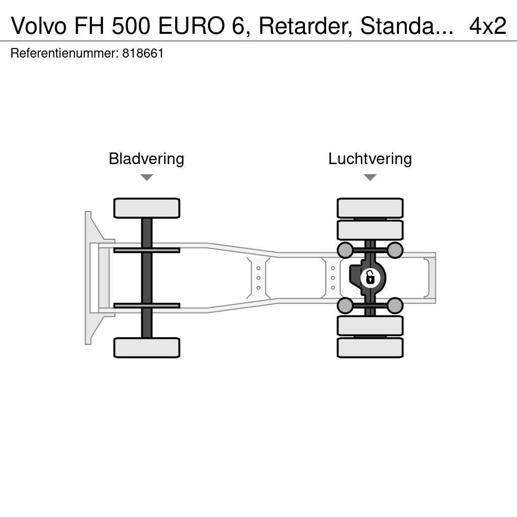 Volvo FH 500 EURO 6, Retarder, Standairco Motrici e Trattori Stradali