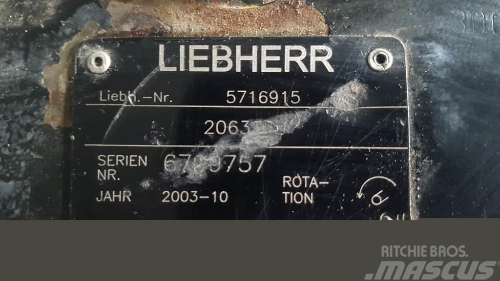 Liebherr 5716915 - L574/L580 - Drive pump/Fahrpumpe/Rijpomp Componenti idrauliche