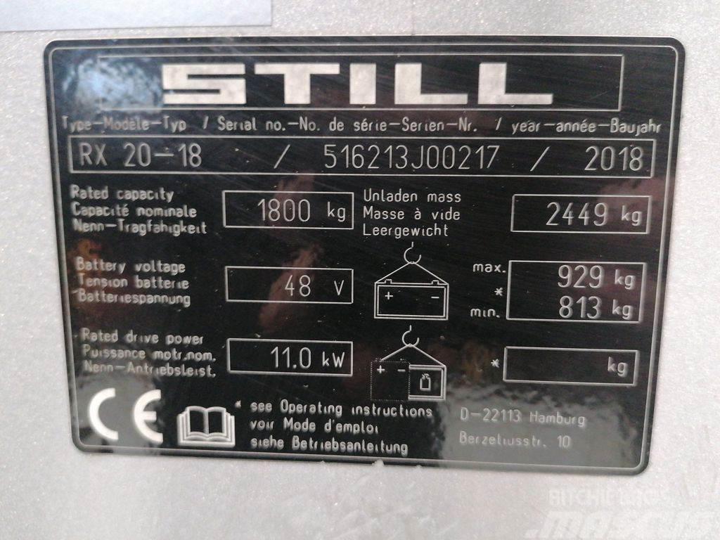 Still RX20-18 Carrelli elevatori elettrici