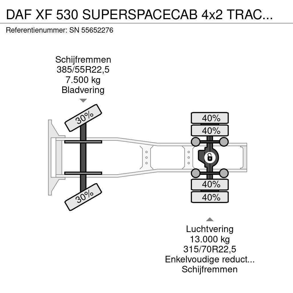 DAF XF 530 SUPERSPACECAB 4x2 TRACTOR UNIT (EURO 3 / ZF Motrici e Trattori Stradali