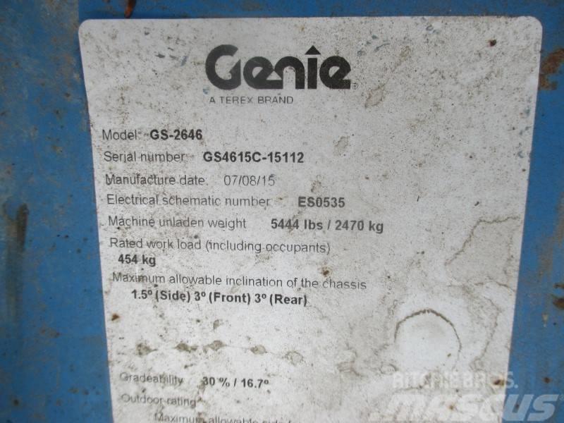 Genie GS 2646 Piattaforme a pantografo