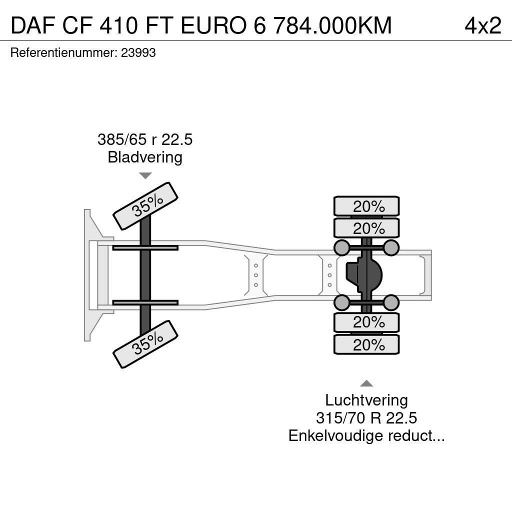 DAF CF 410 FT EURO 6 784.000KM Motrici e Trattori Stradali