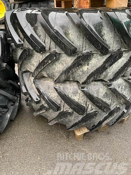 John Deere Hjul par: Michelin Multibib 650/65R38 GKN gul 20 Pneumatici, ruote e cerchioni