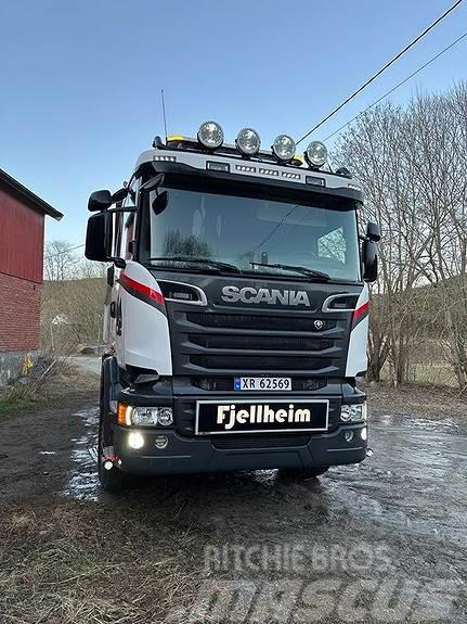 Scania R 580 6x4 Brøytebil Camion ribaltabili