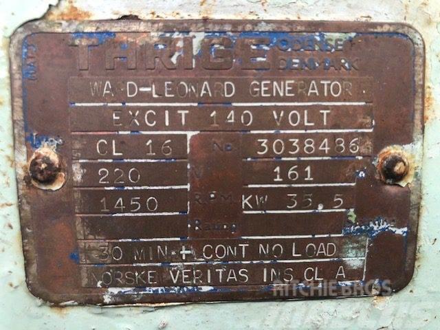  35.5 kW Thrige CL 16 Generator Altri generatori