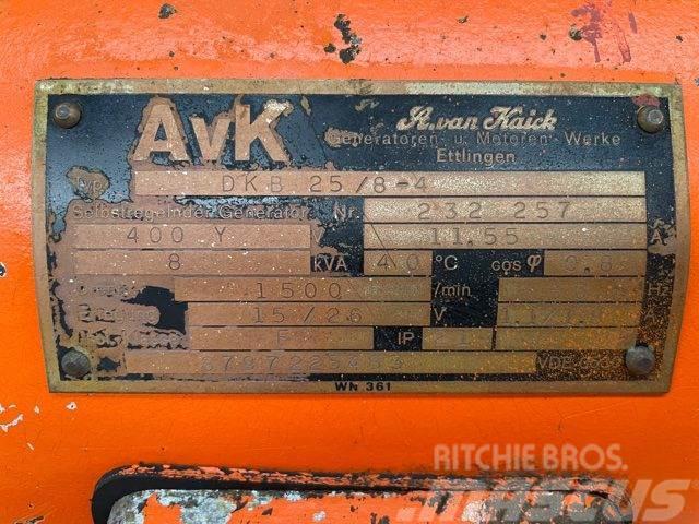  40 kVA AVK DKB 25/8-4 Generator Altri generatori
