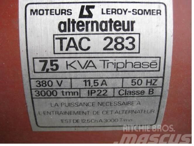  7.5 kva Leroy-Somer Type TAC 283 generator KUN TIL Altri generatori