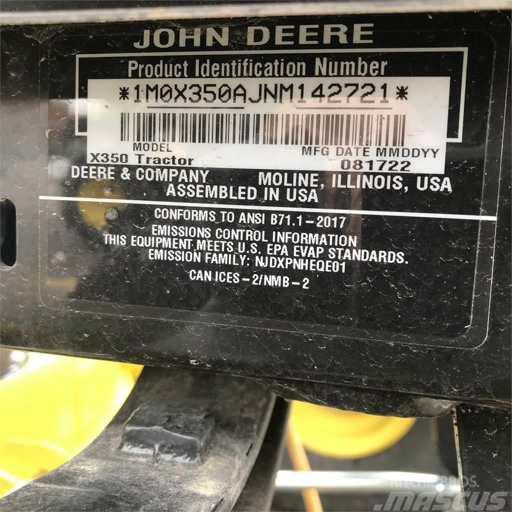 John Deere X350 Trattori compatti