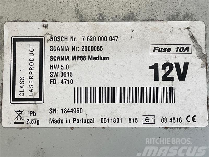 Scania SCANIA RADIO 2000085 Altri componenti